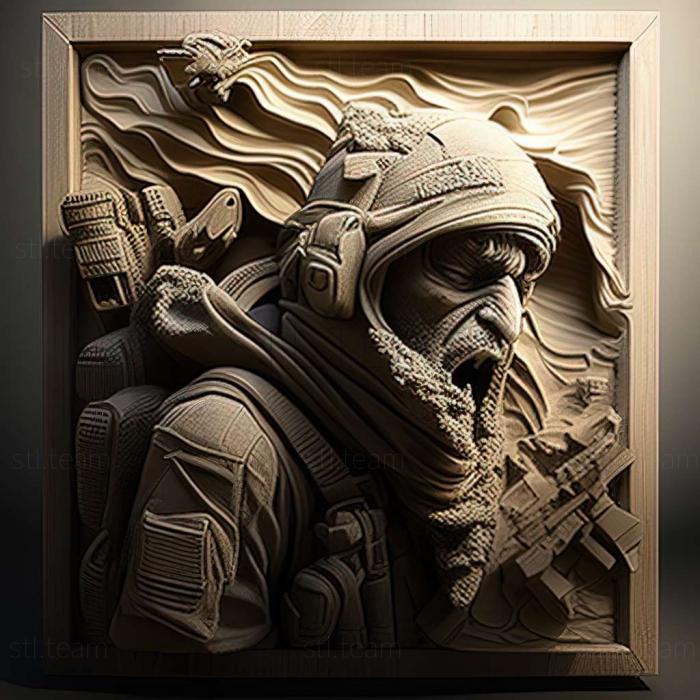 3D model Call of Duty 4 Modern Warfare game (STL)